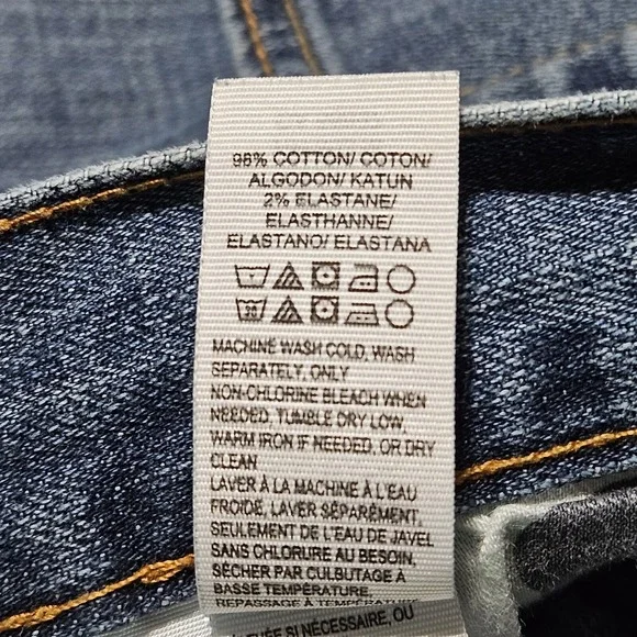 Lucky Brand 410 Jean Men 38x32* Blue Athletic Slim Fit Cotton Blend Stretch - Picture 6 of 10